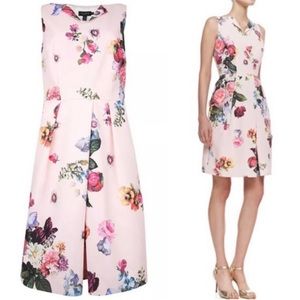 TED BAKER DEAVON NUDE OIL PAINTING PRINT DRESS in size 4 Ted Baker sizing